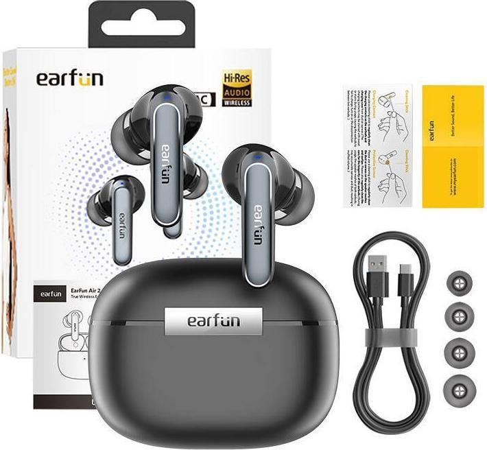 Produktbild EarFun Air 2 (keine Geräuschunterdrückung, 5.50 h, Kabelgebunden)