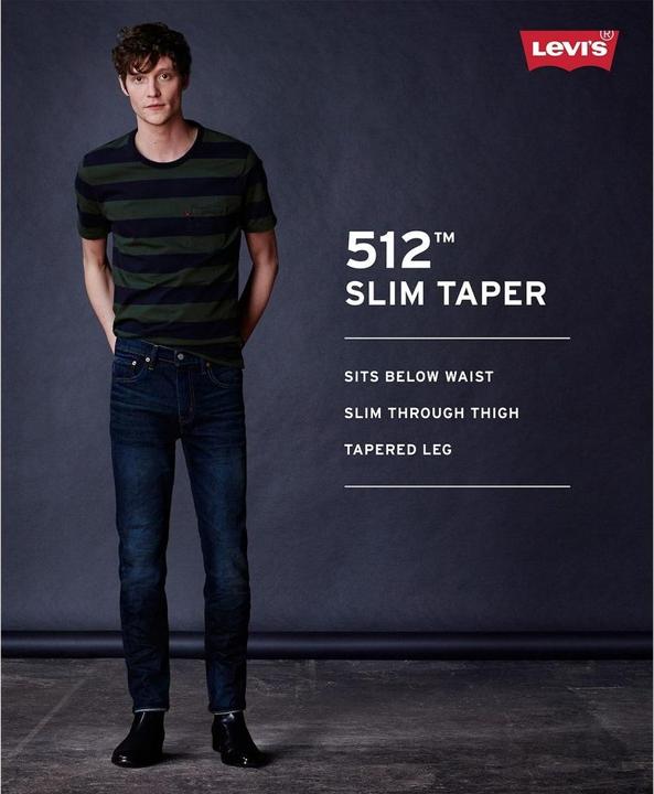 Image du produit Levis 512 Jeans Slim Tapered dark hollow (W32/L34)