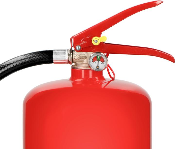 Image du produit Alecto BP-6 Brandblusser - Poederblusser 6 kilogram - Classe de feu ABC - Inclusief Ophangbeugel
