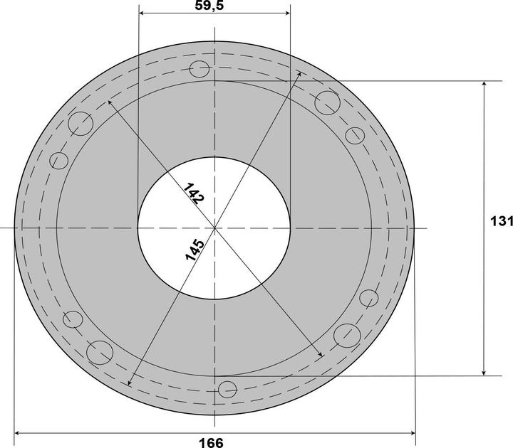 Produktbild Paulimot Camlock-Flansch 160 mm für PM3900/PM4000/SC10/SC12