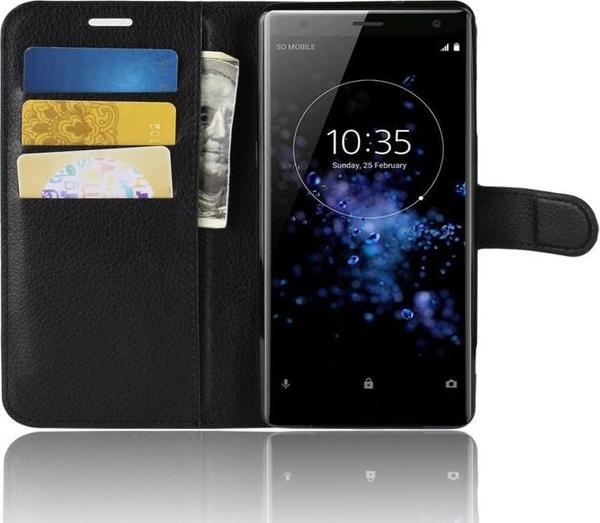 Actual product image MU Classic Litchi Leather Bookcover Series (Sony Xperia 10)