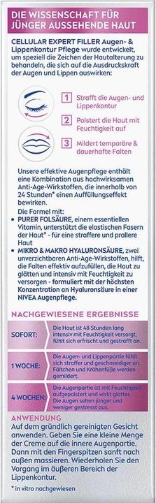 Image du produit NIVEA Cellular Expert Filler (Crème, 15 ml, Jour + nuit)