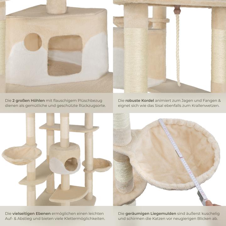 Actual product image tectake Nelly (204 cm, Beige, White)