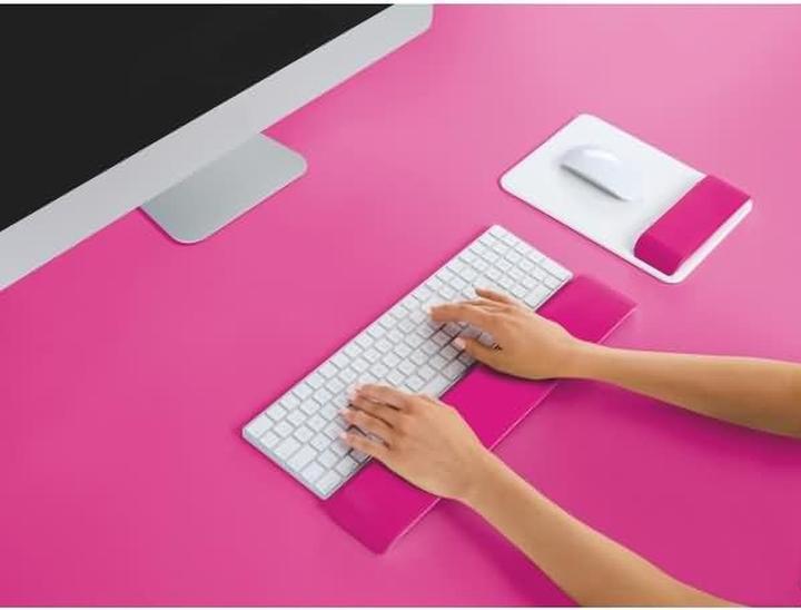 Actual product image Leitz Wrist rest WOW 65230023 white/pink