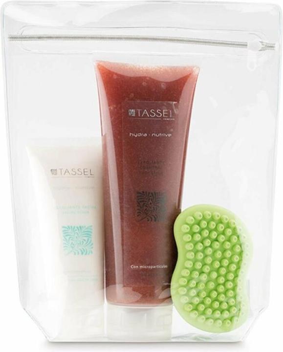 Image du produit Caso EUROSTIL Exfoliant unisexe en caoutchouc pour le visage + éponge en caoutchouc Noir (Gommage)