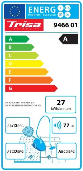 Energy Label Trisa Classic Clean T6601