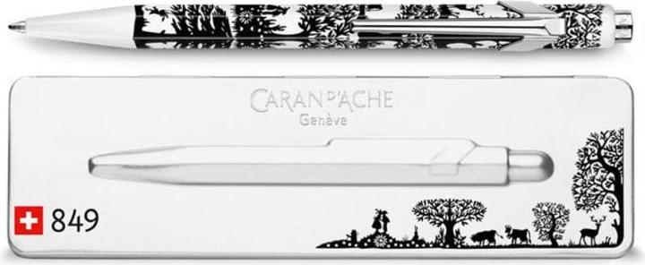 Immagine prodotto Caran d'Ache 849 Scherenschnitt mit Etui (Argento, Nero, 1 x)