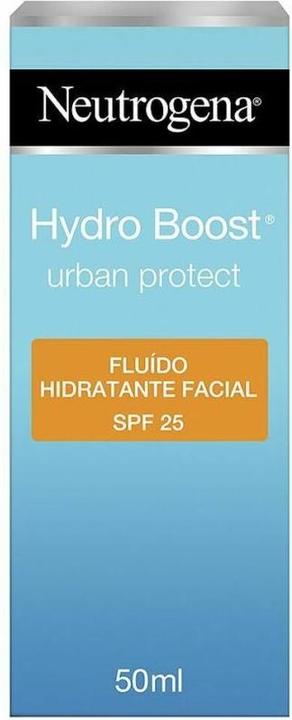 Actual product image Neutrogena Hydro Boost Urban Protect SPF 25 Fluid (Suntan cream, SPF 25, 50 ml)