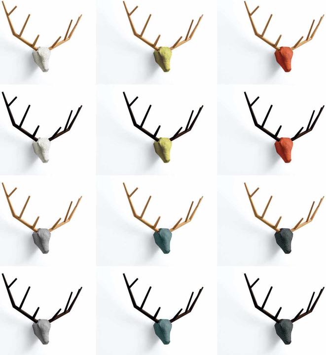 Actual product image Klybeck Yy hunting trophy wall coat rack