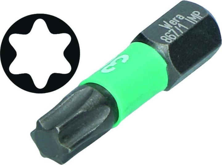 Productafbeelding Wera TORX Schroevendraaier Bit Impactor Diamant (Zeskantbus TX M40)