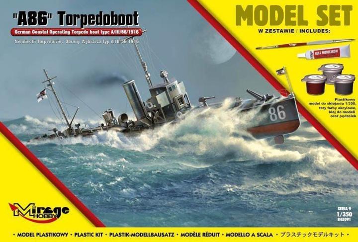Produktbild Mirage Hobby A86 German Torpedoboot (Model Set)