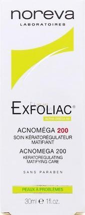 Immagine prodotto Noreva Acnomega 200 Acne Keratoregolatore Cura Cura (Crema corpo, 30 ml)