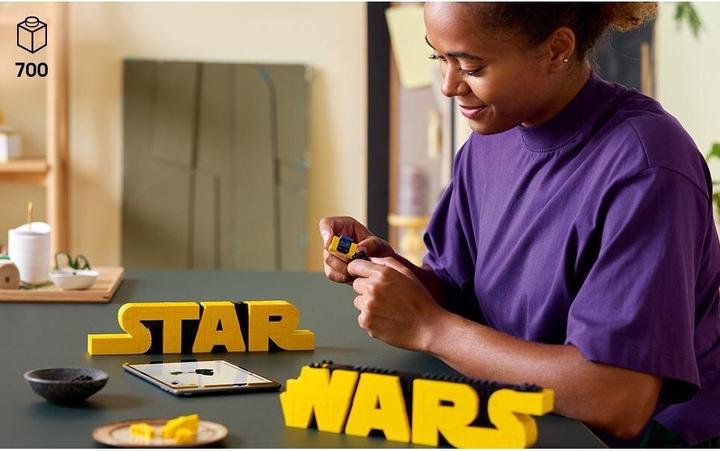 Actual product image LEGO Star Wars™ logo made from bricks (75407, LEGO Star Wars)