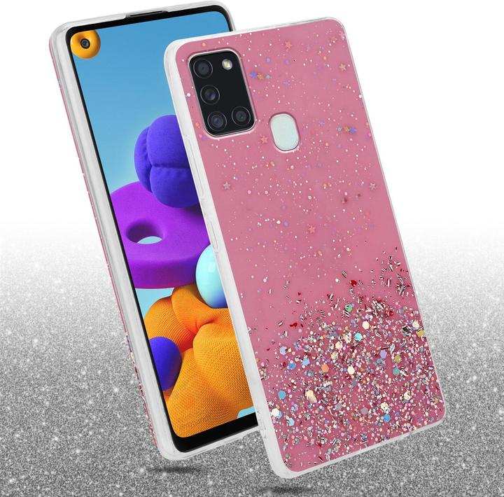 Image du produit Cadorabo Couverture TPU paillettes scintillantes (Samsung Galaxy A21s)