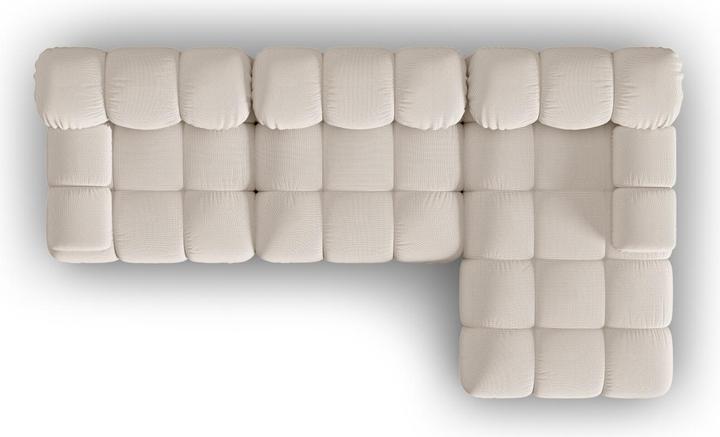 Image du produit Micadoni Canapé D'Angle Droit Modulaire, "Bellis", 4 Places, 282x155x70Fabriqué en Europe (Canapé d'angle)