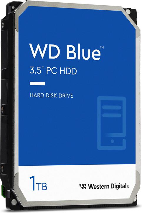 Productafbeelding WD 1TB BLAUWE 3,5INCH SATA HDD (1 TB, 3.5", CMR)