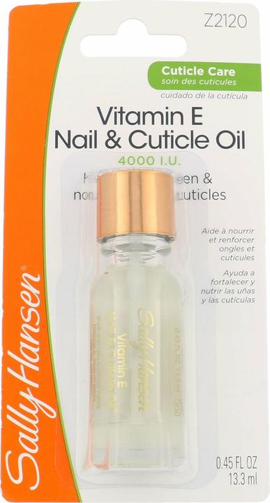 Actual product image Sally Hansen Cuticle Care Vitamin E Nail and Cuticle Oil (13.30 ml)
