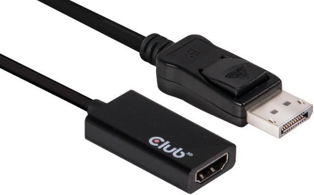 Club 3D DisplayPort – HDMI (0.20 m, HDMI, DisplayPort)