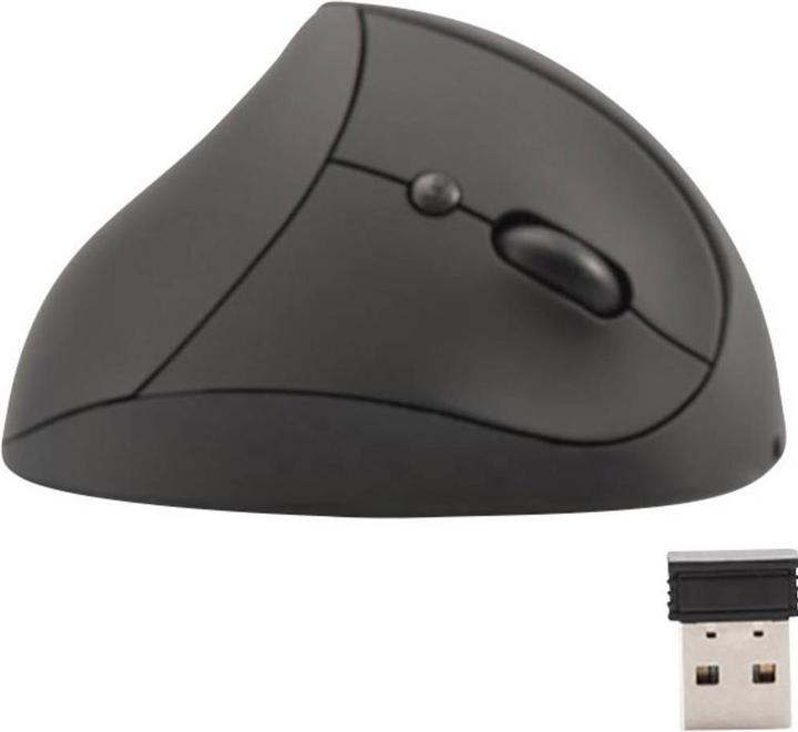 Image du produit Digitus Clavier ergonomique vertical sans fil 6 boutons 1600 dpi noir (Sans fil)