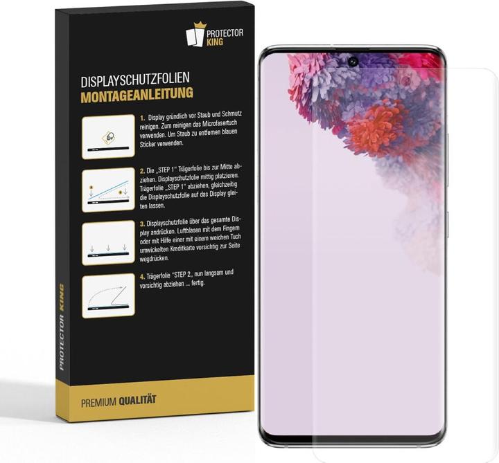 Produktbild Protectorking 4x 9H Panzerglas flexibel HD Klar (4 Stück, Samsung Galaxy S21 Ultra)