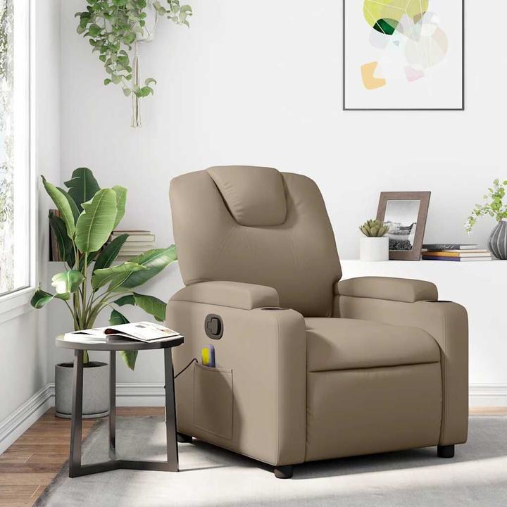 Immagine prodotto VidaXL Sedia da massaggio in similpelle marrone cappuccino, colore
