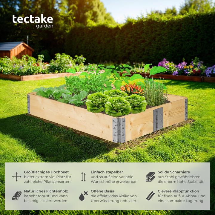 Image du produit tectake lit surélevé