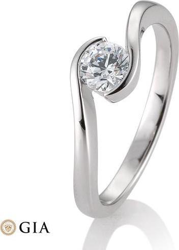 Breuning Ring Schwung 0,40-0,60 ct. (48, 585/14 K Gold)