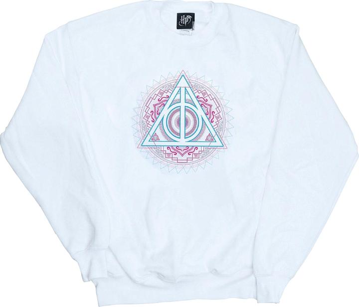 Neon Deathly Hallows Sweatshirt (XXL)