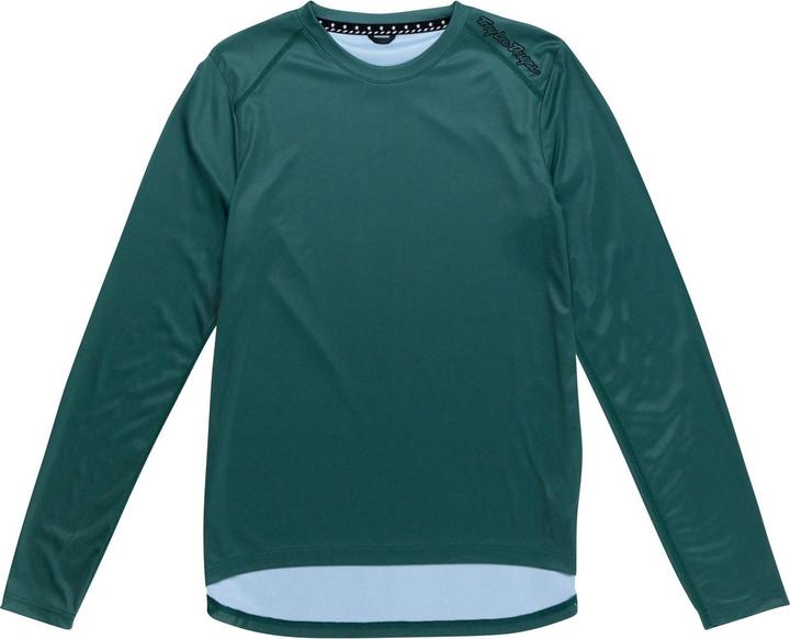 Troy Lee Designs Womens Lilium LS Jersey, Mono, jade, L (L)