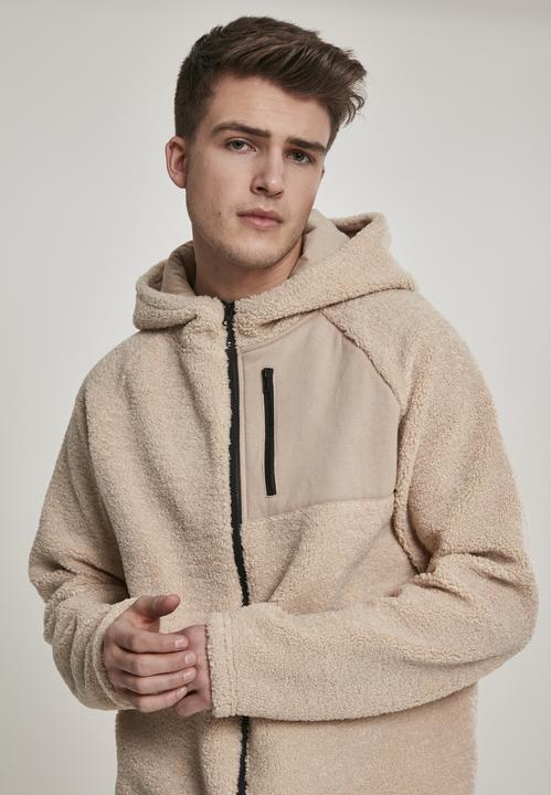 Produktbild Urban Classics Hooded Sherpa Zip Jacket (4XL)