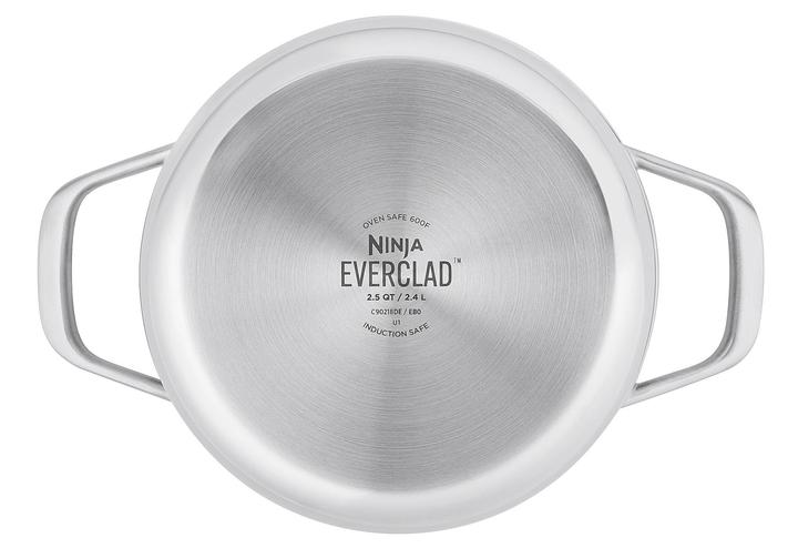 Produktbild Ninja NIA Bratentopf 18cm EverCl.ES (18 cm, Bräter + Schmortopf, Edelstahl, Aluminium)