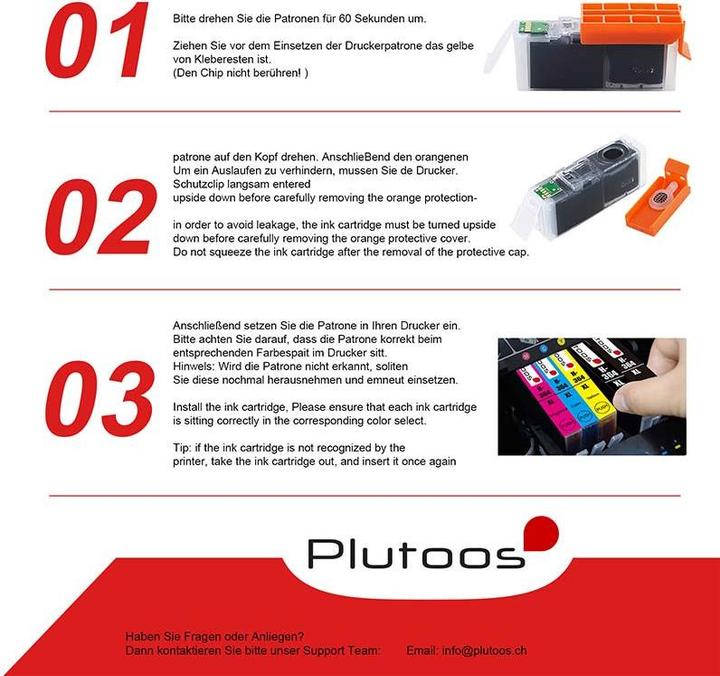 Immagine prodotto Plutoos HP 364XL (C, M, Y, BK)
