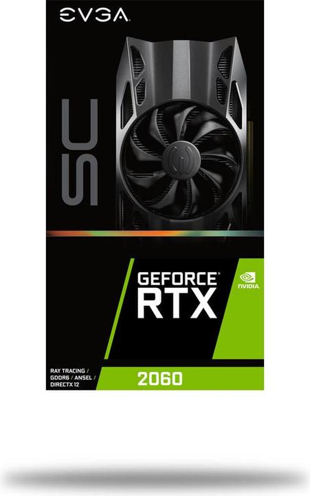 Actual product image EVGA GeForce RTX 2060 SC (6 GB)