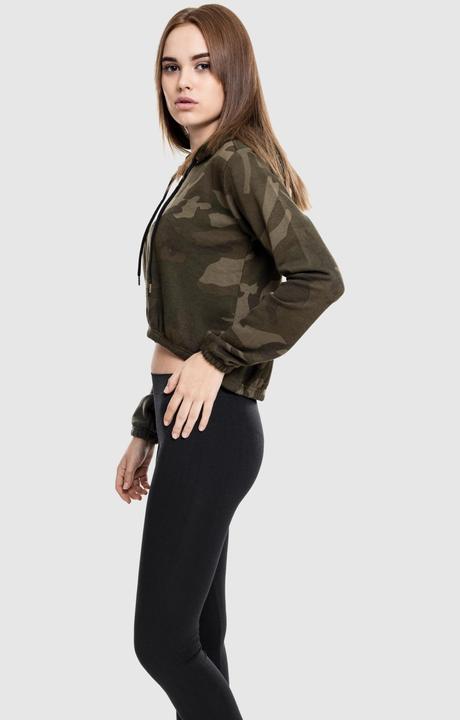 Actual product image Urban Classics Ladies Camo Cropped Hoody (M)