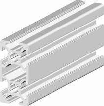 Produktbild Rs Pro Alu Strebenprofil 20 x 40, 6-fach Nut 6mm, Länge 3m