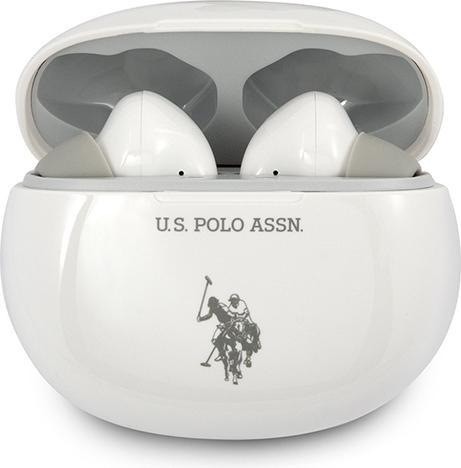 U.S. Polo US Polo słuchawki Bluetooth USTWS1WH TWS + stacja dokująca biały/white