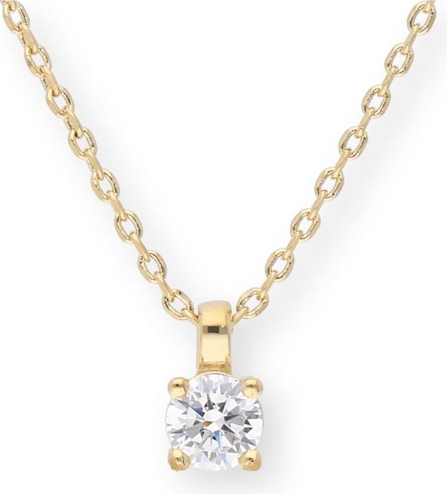 Carat Solitaire (Messing Plaqué Or, 42 cm)