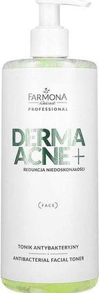 Konjac Sponge FARMONA PROFESSIONAL Derma Acne+ Antibacterial Facial Toner tonik antybakteryjny 500ml (Tonic, 500 ml)