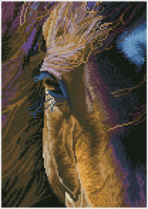 Actual product image Diamond Dotz Diamond Painting Pferd braun