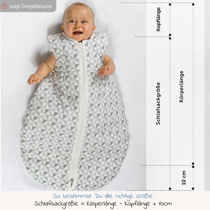 Actual product image Alvi Sleeping bags Ball sleeping bag Mäxchen Thermo - Jersey - Starry sky (Winter)