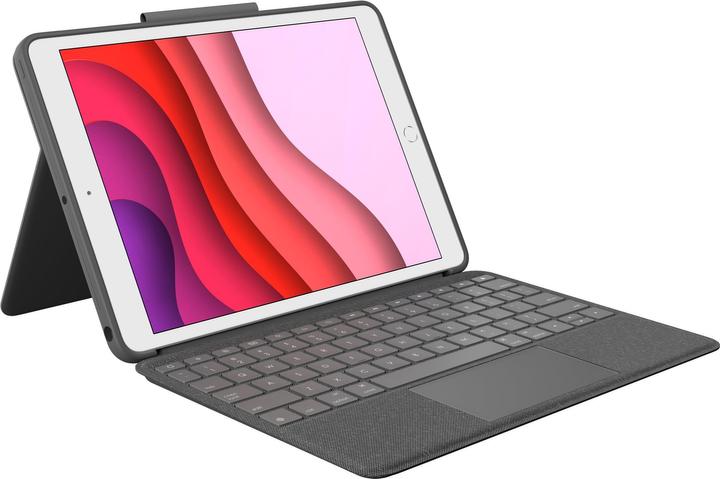Actual product image Logitech Combo Touch (CH, iPad 2019 (7th gene), iPad 2020 (8. Gen), iPad 2021 (9th Gen))