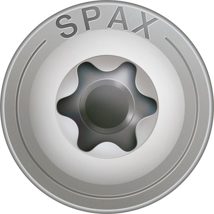 Actual product image Spax Plate head screw R 88193 w.point/T-STAR TG 8 x 50/46-T40 A 2 (50 Screws per piece)