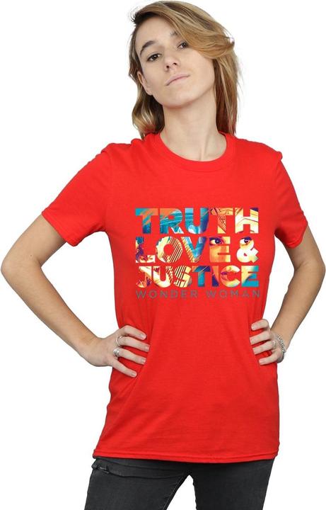 Immagine prodotto Wonder Woman 84 Diana Truth Love Justice Maglietta Ampia Donna (XL)