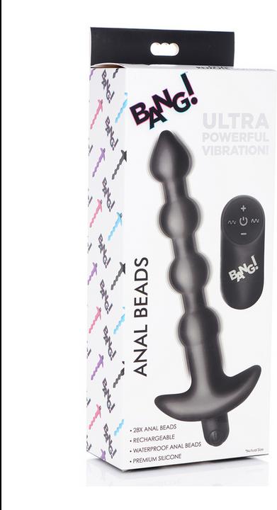 Image du produit XR Brands Perles anales vibrantes en silicone et télécommande