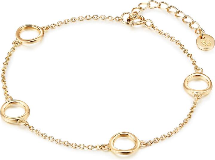 Immagine prodotto Glanzstücke München Donna Argento Giallo Oro 17,0 cm Lunghezza base + 3,0 cm Estensione - 10248 (17 cm, Argento)