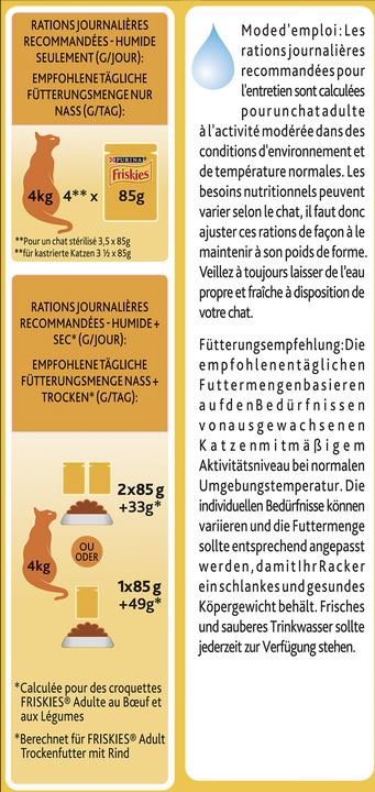 Produktbild Friskies In Gelee (Adult, 12 Stk., 1020 g)