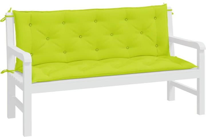 Produktbild VidaXL Gartenbank-Auflagen 2 Stk. O x ford-Gewebe (150 x 50 x 7 cm)