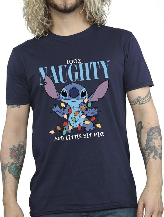 Immagine prodotto Disney Lilo & Stitch Naughty & Nice Maglietta Uomo (4XL)