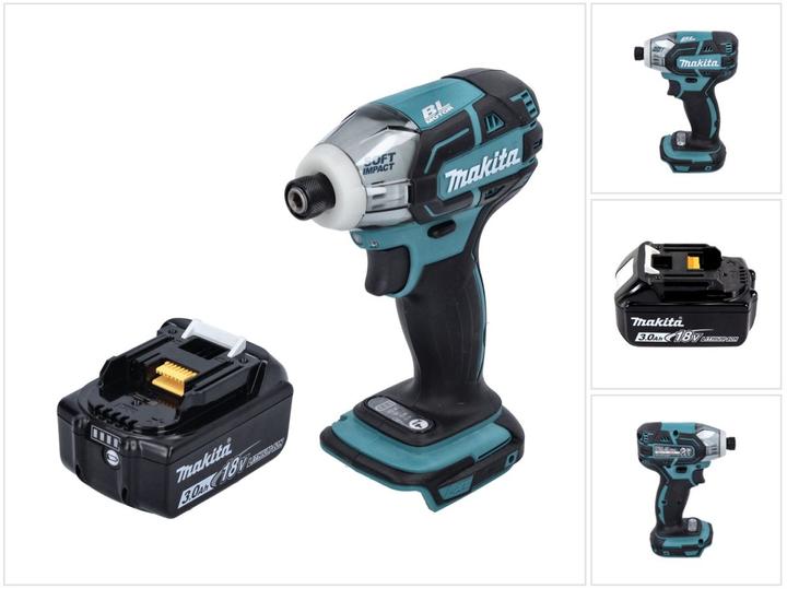 Productafbeelding Makita DTS 141 F1 Accu-impulsmoersleutel 18 V 40 Nm 1/4" Borstelloos + 1x oplaadbare accu 3.0 Ah - zonder (Oplaadbare batterij)