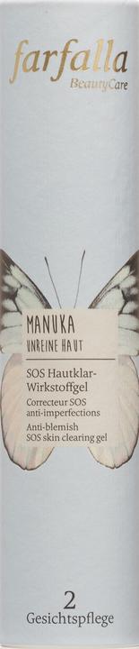 Produktbild Farfalla MANUKA SOS Hautklar-Wirkstoffgel für unreine Haut (Reinigungsgel, 15 ml)
